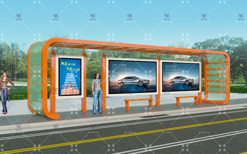 雅致候车亭YCHY-002